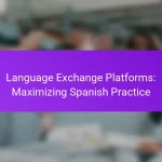 Language Exchange Platforms: Maximizing Spanish Practice