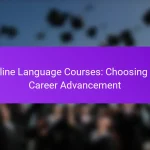 Online Language Courses: Choosing for Career Advancement
