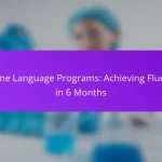 Online Language Programs: Achieving Fluency in 6 Months